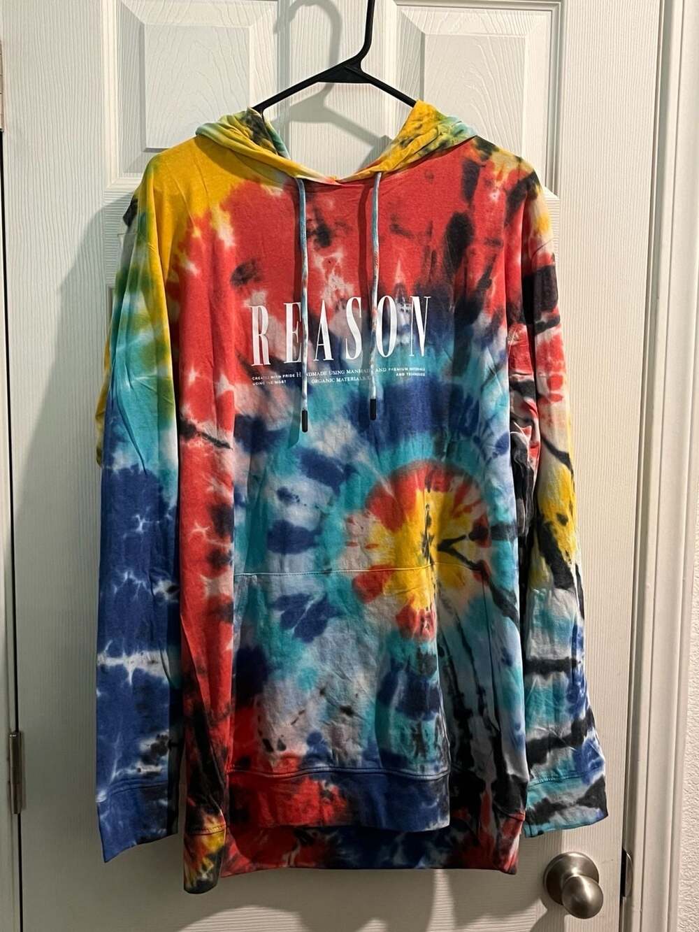 Reason Clothing Men's Tie-Dye Pullover Hoodie